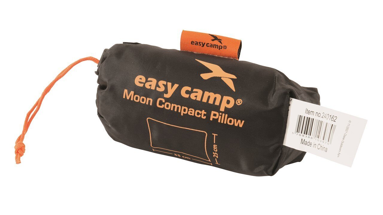 Tūrisma spilvens Easy Camp Moon Compact, zaļš, 35x25x10 cm cena un informācija | Citas tūrisma preces | 220.lv