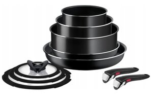 Tefal katlu un pannu komplekts Ingenio Easy Cook'N Clean L1539053, 10 gab. цена и информация | Кастрюли, скороварки | 220.lv