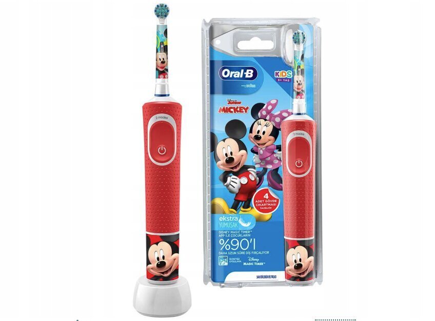 Oral-B Vitality Mickey цена и информация | Elektriskās zobu birstes | 220.lv