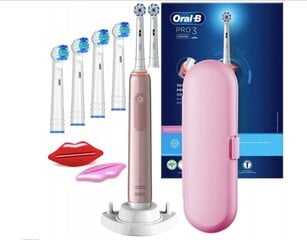 Oral-B Pro 3 E3400N Sensitive Pink цена и информация | Электрические зубные щетки | 220.lv