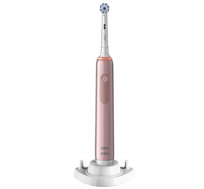 Oral-B Pro 3 E3400N Sensitive Pink cena un informācija | Elektriskās zobu birstes | 220.lv