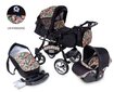 Universālie rati 3 in 1 ar autokrēsliņu Urbano Travel System cena un informācija | Bērnu rati | 220.lv