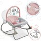 Šūpuļkrēsls ar vibrāciju mazuļiem Nukido, grey/pink цена и информация | Bērnu šūpuļkrēsliņi | 220.lv