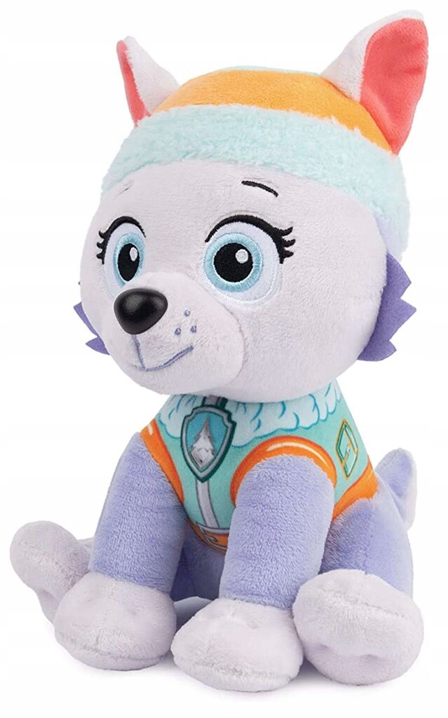 PAW PATROL EVEREST plīša rotaļlieta 23cm цена и информация | Mīkstās (plīša) rotaļlietas | 220.lv