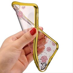 Задний чехол Diamond Flower для Iphone 12 Pro Max, розовое золото цена и информация | Чехлы для телефонов | 220.lv