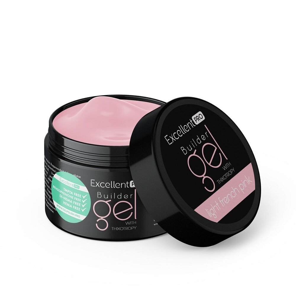 Bāzes gels nagiem Excellent Pro Thixotropy Light French Pink, 5 g cena un informācija | Nagu lakas, stiprinātāji | 220.lv