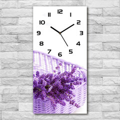 Sienas pulkstenis Lavanda grozā цена и информация | Часы | 220.lv