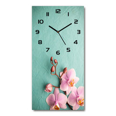 Sienas pulkstenis Rozā orhideja цена и информация | Часы | 220.lv