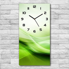 Sienas pulkstenis Zaļie viļņi цена и информация | Часы | 220.lv
