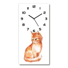Sienas pulkstenis Sarkanais kaķis cena un informācija | Pulksteņi | 220.lv
