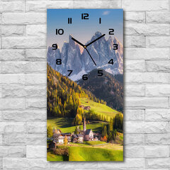 Sienas pulkstenis Pilsēta kalnos цена и информация | Часы | 220.lv