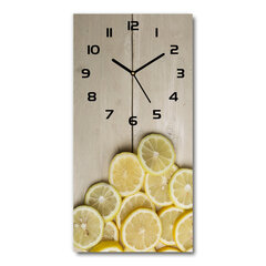 Sienas pulkstenis Citroni uz koka cena un informācija | Pulksteņi | 220.lv