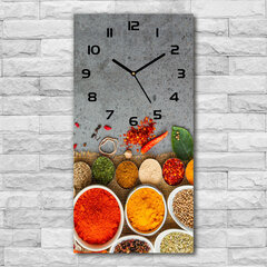 Sienas pulkstenis Krāsainas garšvielas cena un informācija | Pulksteņi | 220.lv