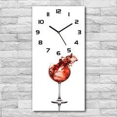 Sienas pulkstenis Glāze vīna cena un informācija | Pulksteņi | 220.lv