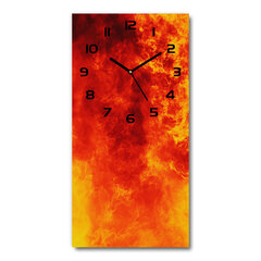 Настенное часы пламя (2,5 x 60 x 20 cm) (12 штук) цена и информация | Часы | 220.lv