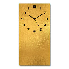 Sienas pulkstenis Zelta folija cena un informācija | Pulksteņi | 220.lv