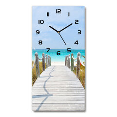 Настенные часы, Путь к пляжу, 40x118см цена и информация | Часы | 220.lv