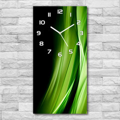 Sienas pulkstenis Zaļie viļņi цена и информация | Часы | 220.lv