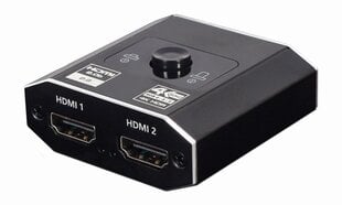 Gembird DSW-HDMI-21 Bidirectional HDMI 4K switch, 2 ports cena un informācija | Adapteri un USB centrmezgli | 220.lv