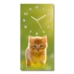 Sienas pulkstenis Sarkanais kaķis cena un informācija | Pulksteņi | 220.lv