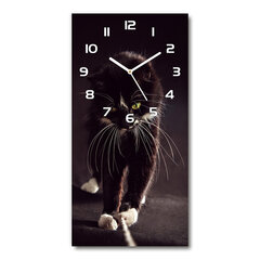 Sienas pulkstenis Melns kaķis цена и информация | Часы | 220.lv