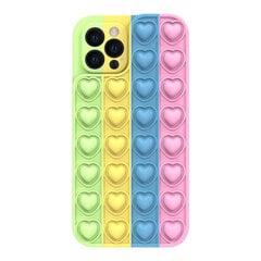 Чехол Heart Pop It для Iphone 12 Pro, цвет 4 цена и информация | Чехлы для телефонов | 220.lv