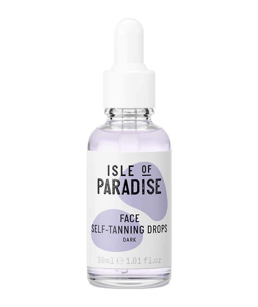 Pašiedeguma līdzeklis Isle Of Paradise Dark Self Tanning Drops, 30 ml цена и информация | Paštonējošie līdzekļi | 220.lv