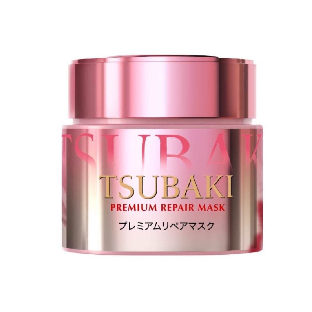 Maska matu atjaunošanai Shiseido Tsubaki Premium Repair Hair Mask Pink Camellia, 180 g cena un informācija | Matu kondicionieri, balzāmi | 220.lv