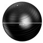 Vingrošanas bumba 65 cm melna Trizand cena un informācija | Vingrošanas bumbas | 220.lv