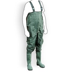Bituxx zaļas ūdensnecaurlaidīgas bikses cena un informācija | Makšķernieku apģērbs, zābaki | 220.lv