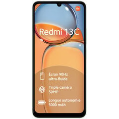 Xiaomi Redmi 13C 8/256GB Clover Green цена и информация | Мобильные телефоны | 220.lv