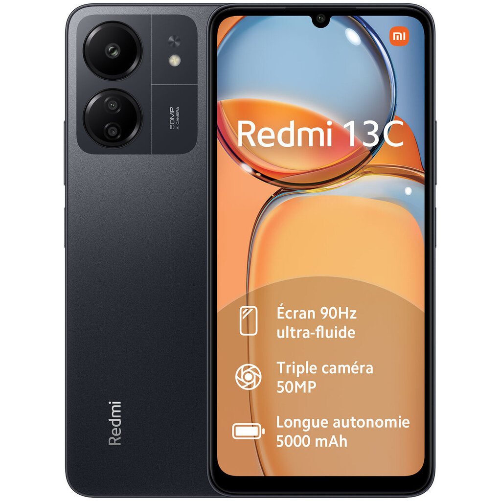 Телефон Xiaomi Redmi 13C 8/256 ГБ Midnight Black цена | 220.lv