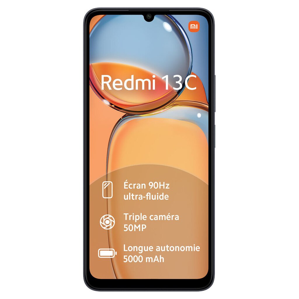 Xiaomi Redmi 13C 4/128GB Midnight Black цена и информация | Mobilie telefoni | 220.lv