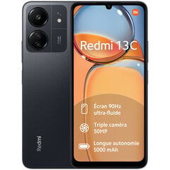 Xiaomi Redmi 13C 4/128 ГБ Midnight Black kaina ir informacija | Мобильные телефоны | 220.lv