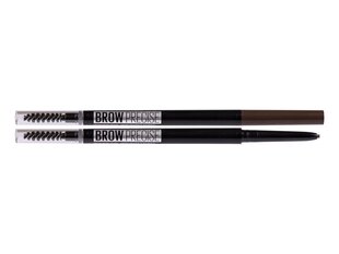 Uzacu zīmulis Maybelline Brow Precise Deep Brown, 1 gab. цена и информация | Карандаши, краска для бровей | 220.lv