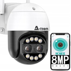IP kamera A-Tion A-0513 8MPx cena un informācija | Novērošanas kameras | 220.lv