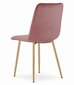 Krēsls, rozā samta, 4 gab. cena un informācija | Virtuves un ēdamistabas krēsli | 220.lv