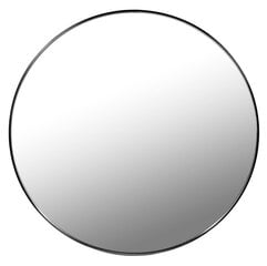 Spogulis 80 cm, melns cena un informācija | Spoguļi | 220.lv
