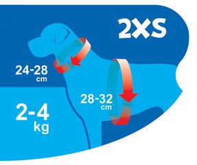Жгут воздушного комфорта 2XS черный цена и информация | Ошейники, подтяжки для собак | 220.lv