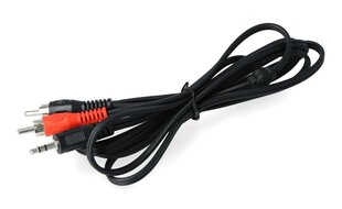 3.5 mm - 2 x RCA, 1.8 m cena un informācija | Kabeļi un vadi | 220.lv