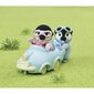 Figūriņu komplekts Sylvanian Families Penguin Babies Ride 'n Play cena un informācija | Rotaļlietas zēniem | 220.lv