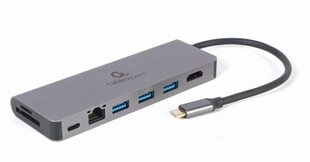 Gembird A-CM-COMBO5-05 USB-C цена и информация | Адаптеры и USB разветвители | 220.lv