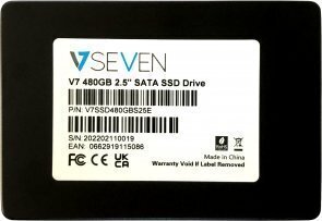 V7 V7SSD480GBS25E цена и информация | Внутренние жёсткие диски (HDD, SSD, Hybrid) | 220.lv