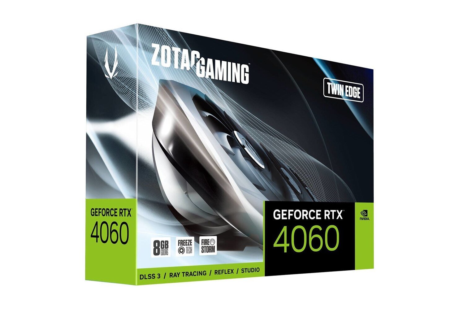 Zotac Gaming GeForce RTX 4060 Twin Edge (ZT-D40600E-10M) cena un informācija | Videokartes (GPU) | 220.lv