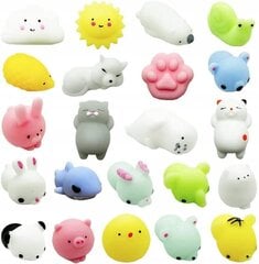 Silikona rotaļlietas Squishy, 24 gab. цена и информация | Развивающие игрушки | 220.lv