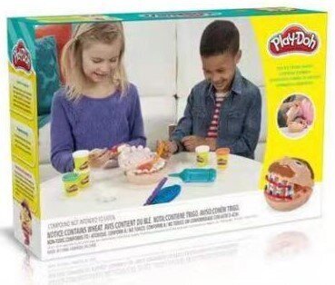 Plastilīna komplekts Playdoh Dentist цена и информация | Attīstošās rotaļlietas | 220.lv