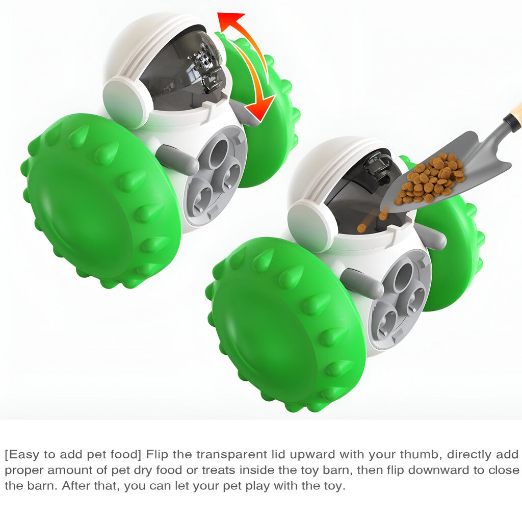 2in1 mājdzīvnieku interaktīvā rotaļlieta un barības dozators LIVMAN H-43 cena un informācija | Rotaļlietas kaķiem | 220.lv