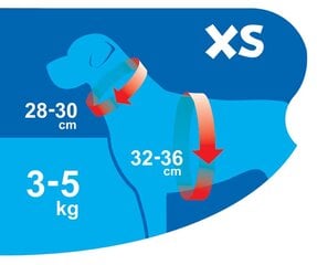 Шлейка air comfort XS черная цена и информация | Ошейники, подтяжки для собак | 220.lv