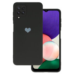 Силиконовый чехол Vennus Heart для Samsung Galaxy A22 4G/M22 4G дизайн 1, розовый цена и информация | Чехлы для телефонов | 220.lv