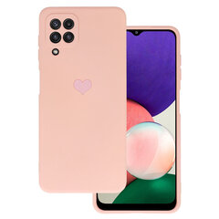 Vennus Silicone Heart Samsung Galaxy A22 4G/M22 4G cena un informācija | Telefonu vāciņi, maciņi | 220.lv